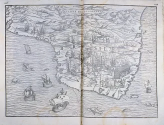 Carte du nord-est du Brésil